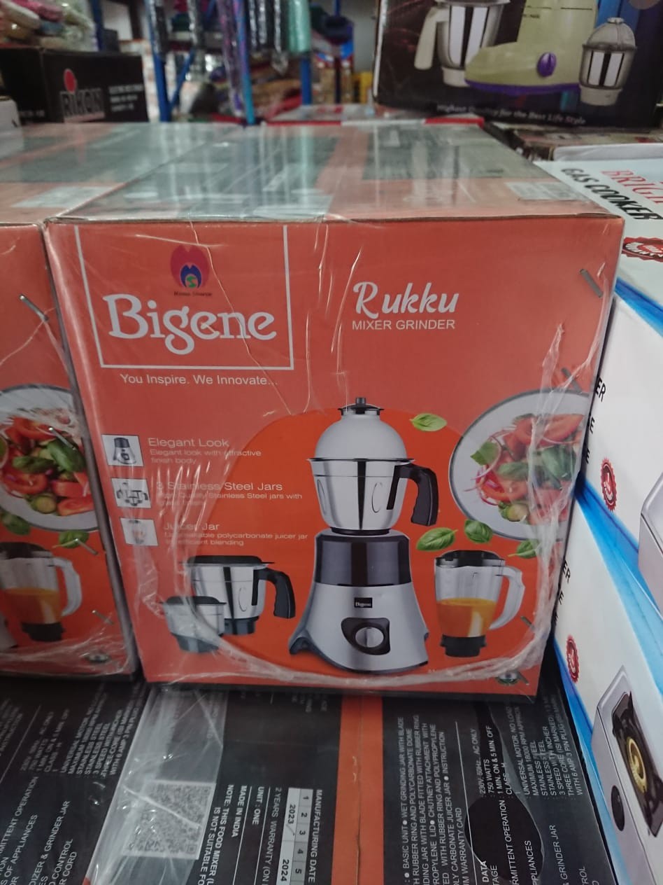 Mixer Grinder 550W Mixer Grinder with 3 Stainless Steel Jars