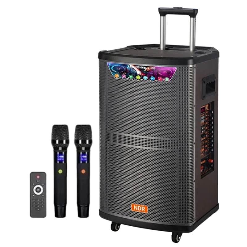 NDR-512 5000W Super Power Outdoor Karaoke Bluetooth subwoofer wood Stereo Home Wireless Bluetooth 5.0 Speaker With Microphone